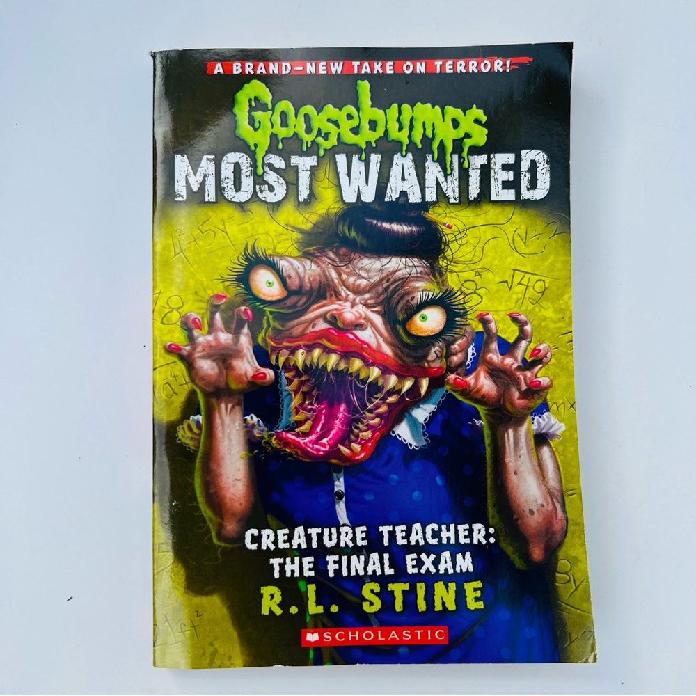 Children Books Goosebumps Most Wanted #6 Creature Teacher: The Final Exam Stine